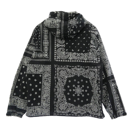 F.C.R.B. エフシーアールビー 26SS FCRB-260036 BANDANA NYLON HOODED BLOUSON バンダナ ナイロン フーデッド ブルゾン ジャケット ブラック系 XL【美品】【中古】