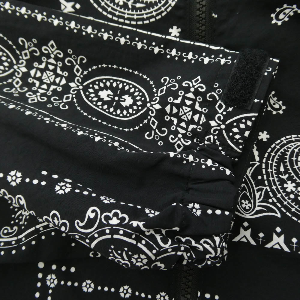 F.C.R.B. エフシーアールビー 26SS FCRB-260036 BANDANA NYLON HOODED BLOUSON バンダナ ナイロン フーデッド ブルゾン ジャケット ブラック系 XL【美品】【中古】