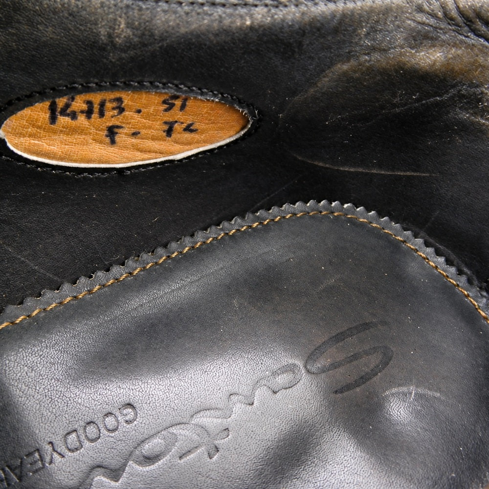 Santoni サントーニ 14713 ダブルモンク レザー シューズ ブラック系 7.5【中古】