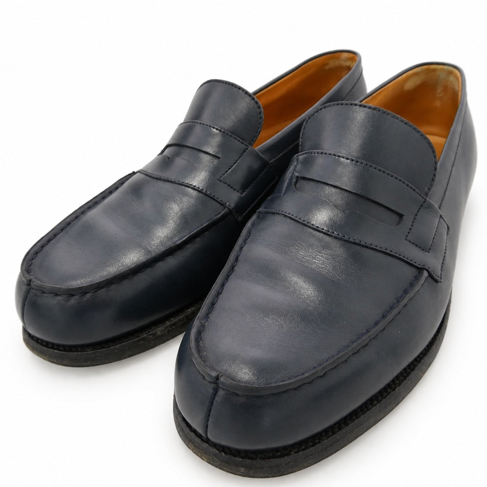 J.M WESTON ジェイエムウエストン 41-165-180-10 SIGNATURE LOAFER レザー シグネチャー ローファー ブラック系 6D【中古】
