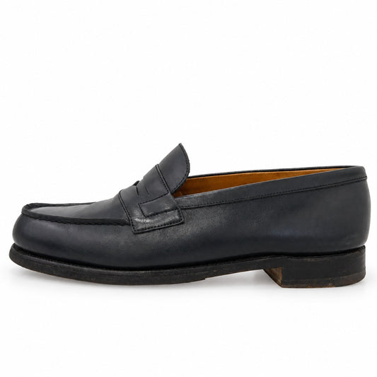 J.M WESTON ジェイエムウエストン 41-165-180-10 SIGNATURE LOAFER レザー シグネチャー ローファー ブラック系 6D【中古】