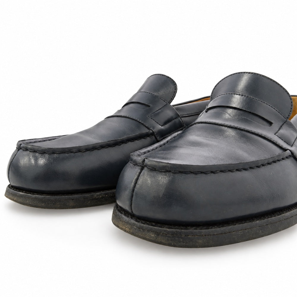 J.M WESTON ジェイエムウエストン 41-165-180-10 SIGNATURE LOAFER レザー シグネチャー ローファー ブラック系 6D【中古】