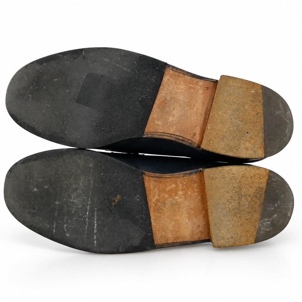 J.M WESTON ジェイエムウエストン 41-165-180-10 SIGNATURE LOAFER レザー シグネチャー ローファー ブラック系 6D【中古】