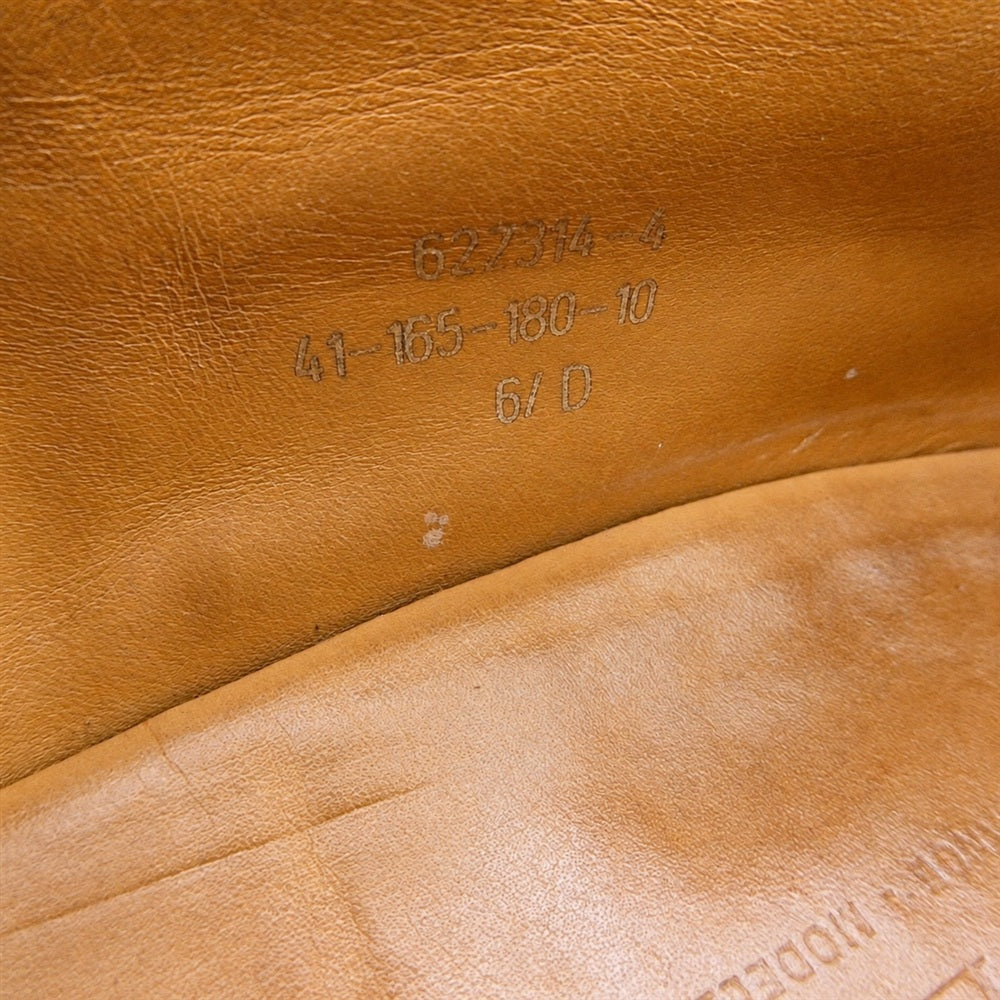 J.M WESTON ジェイエムウエストン 41-165-180-10 SIGNATURE LOAFER レザー シグネチャー ローファー ブラック系 6D【中古】