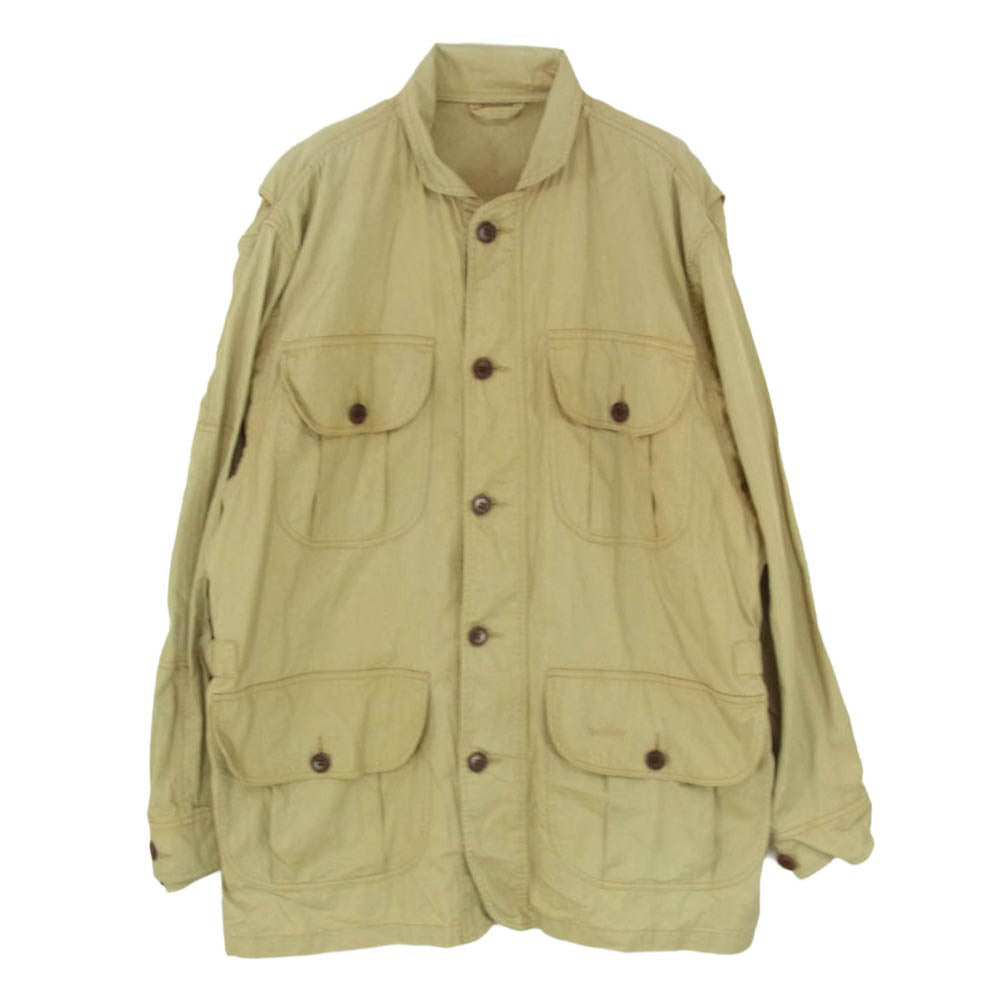 Barbour バブアー BREWSTER TRAVEL SPORTS JACKETブリュースター トラベル スポーツ コットン ジャケット ブラウン系 L【中古】