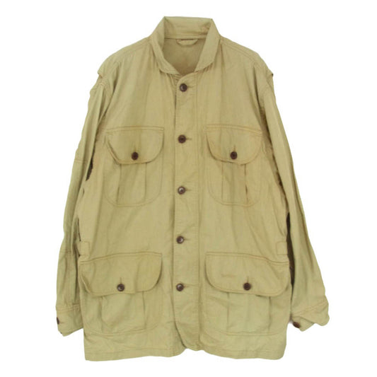 Barbour バブアー BREWSTER TRAVEL SPORTS JACKETブリュースター トラベル スポーツ コットン ジャケット ブラウン系 L【中古】