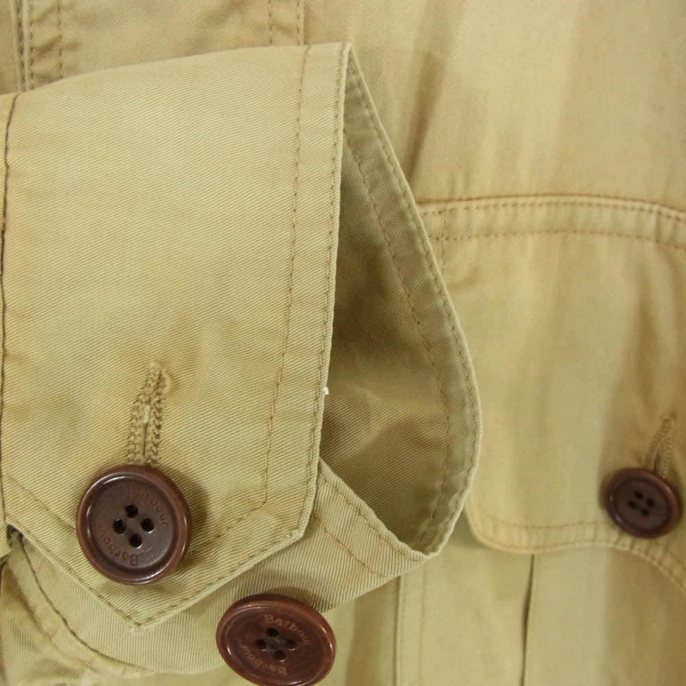Barbour バブアー BREWSTER TRAVEL SPORTS JACKETブリュースター トラベル スポーツ コットン ジャケット ブラウン系 L【中古】