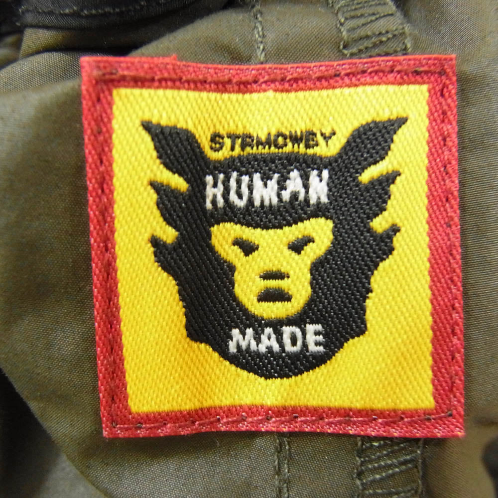 HUMAN MADE ヒューマンメイド Wide Drawstring Pants ワイド ドローストリング イージーパンツ カーキ系 XL【中古】