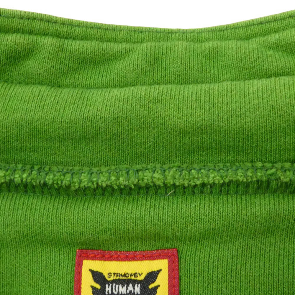 HUMAN MADE ヒューマンメイド 21AW Stand Collar Sweatshirt スタンドカラー スウェットシャツ グリーン系 XL【中古】
