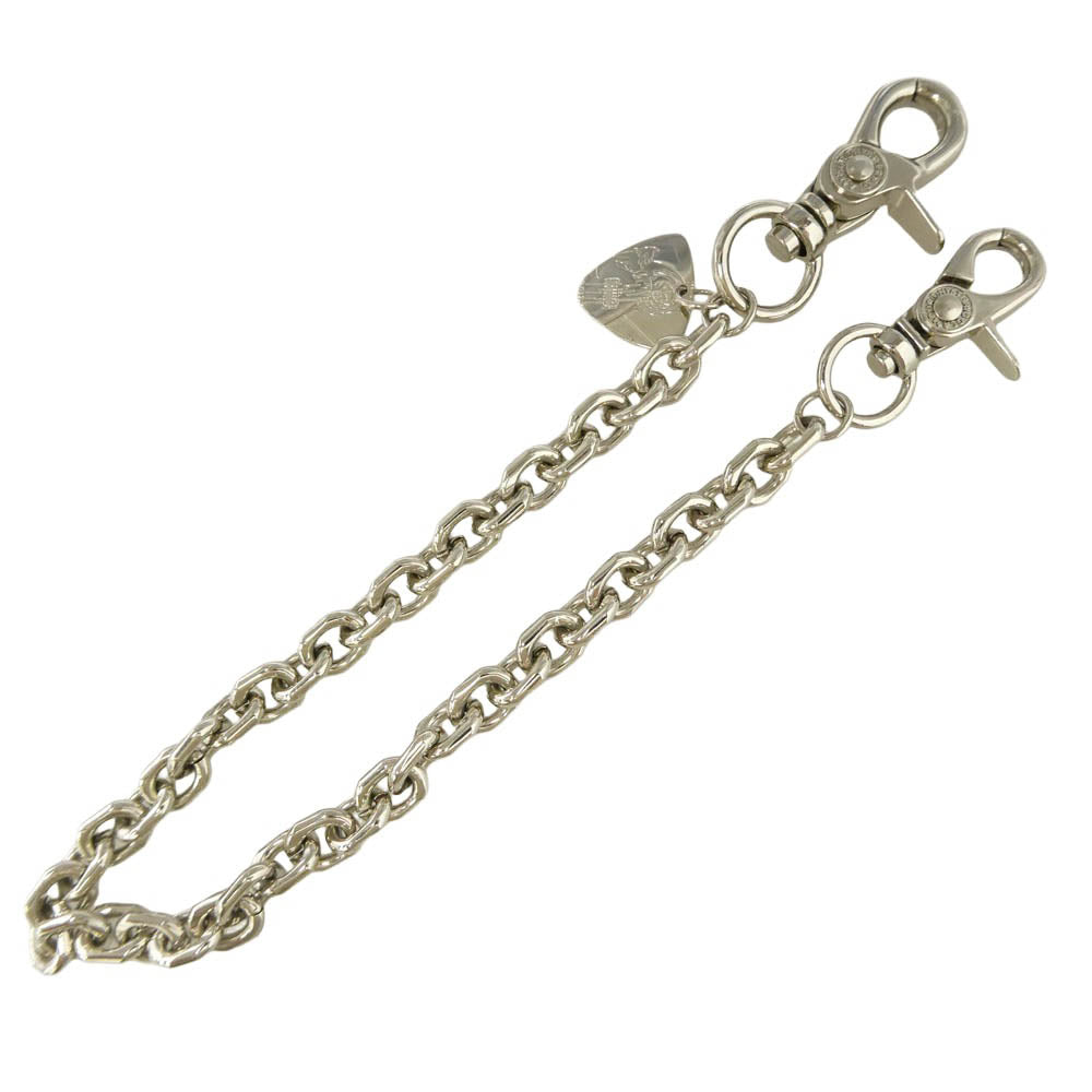 HYSTERIC GLAMOUR ヒステリックグラマー 01223QG14906 Wallet Chain ギターピック チャーム ウォレットチェーン シルバー系【極上美品】【中古】