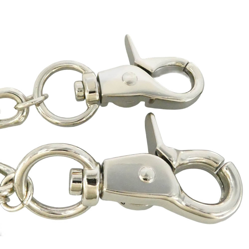 HYSTERIC GLAMOUR ヒステリックグラマー 01223QG14906 Wallet Chain ギターピック チャーム ウォレットチェーン シルバー系【極上美品】【中古】