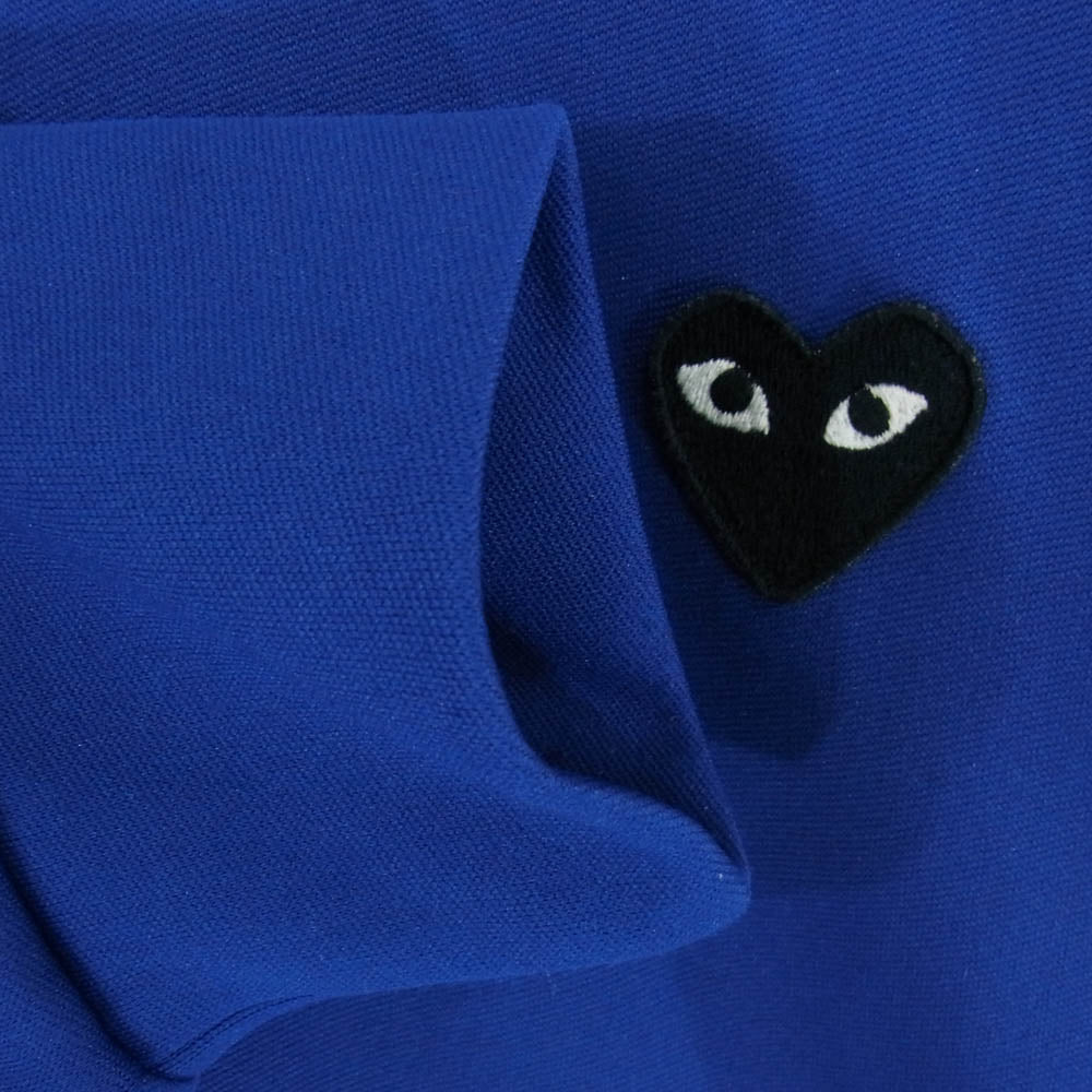 PLAY COMME des GARCONS プレイコムデギャルソン AD2022 AZ-T256 HEART LOGO TRACK JACKET ハートロゴトラックジャケット ブルー系 XL【中古】