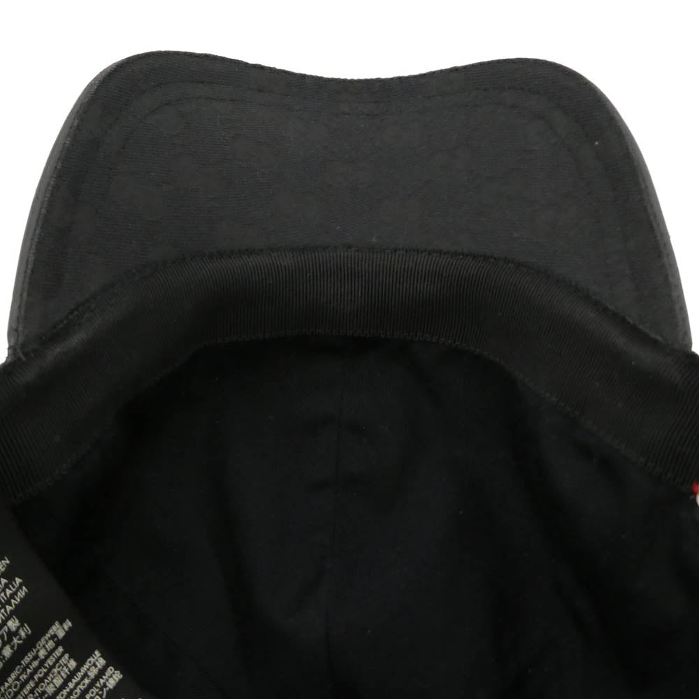 GUCCI グッチ 200035 KQWBG ORIGINAL GG CANVAS BASEBALL HAT オリジナル ジージー キャンバス ベースボール ハット キャップ 帽子 ブラック系 XL【中古】