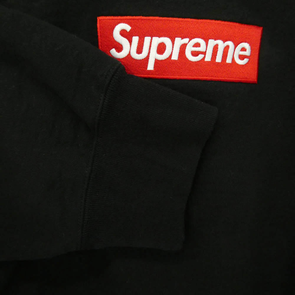 Supreme シュプリーム 22AW Box Logo Crewneck ボックスロゴ クルーネック スウェット トレーナー ブラック系 XXL【中古】