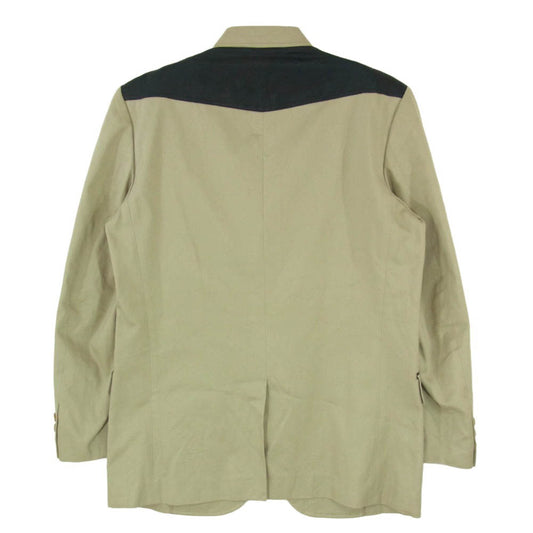 COMME des GARCONS HOMME コムデギャルソンオム HJ02006 80s デカオム ショルダー切替 テーラード ジャケット ブラウン系 S【中古】