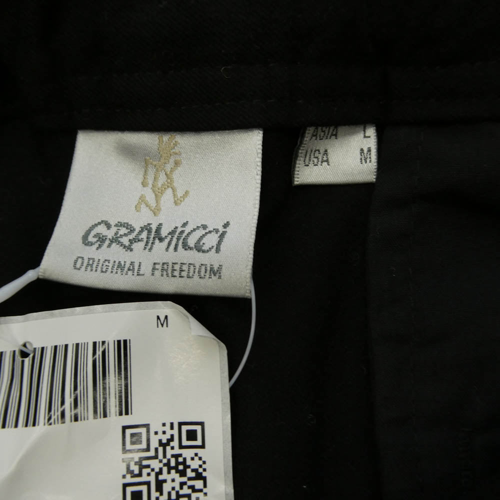 Gramicci グラミチ URBAN RESEARCH アーバンリサーチ GMP5-F1080 × URBAN RESEARCH アーバンリサーチ WASHABLE WOOLLY PA ウォッシュ加工 ウール パンツ ブラック系 L【中古】