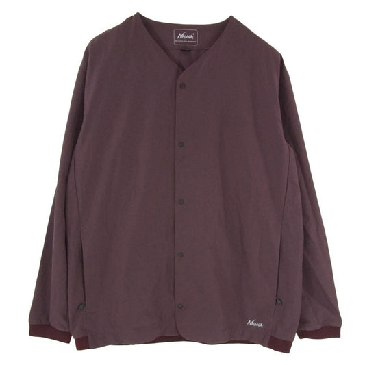 NANGA ナンガ N2500-1T302A DotAir COMFY CD ドットエア コンフィ カーディガン エンジ系 L【中古】