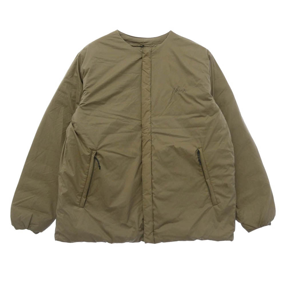NANGA ナンガ URBAN RESEARCH アーバンリサーチ DMA7-25D203-F × URBAN RESEARCH DOORS アーバンリサーチドアーズ REVERSIBLE DOWN JACKET リバーシブル ダウン ジャケット カーキ系 M【中古】