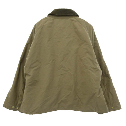 Barbour バブアー 242MCAS150 TRANSPORT トランスポート コーデュロイ切替 ショート ジャケット カーキ系【中古】