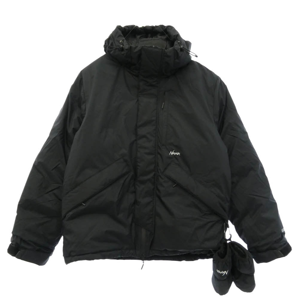 NANGA ナンガ JOURNAL STANDARD ジャーナルスタンダード 25FB-089 × JOURNAL STANDARD relume ジャーナルスタンダード AURORA TEX DOWN JACKET オーロラ テックス ダウンジャケット ブラック系 XL【中古】