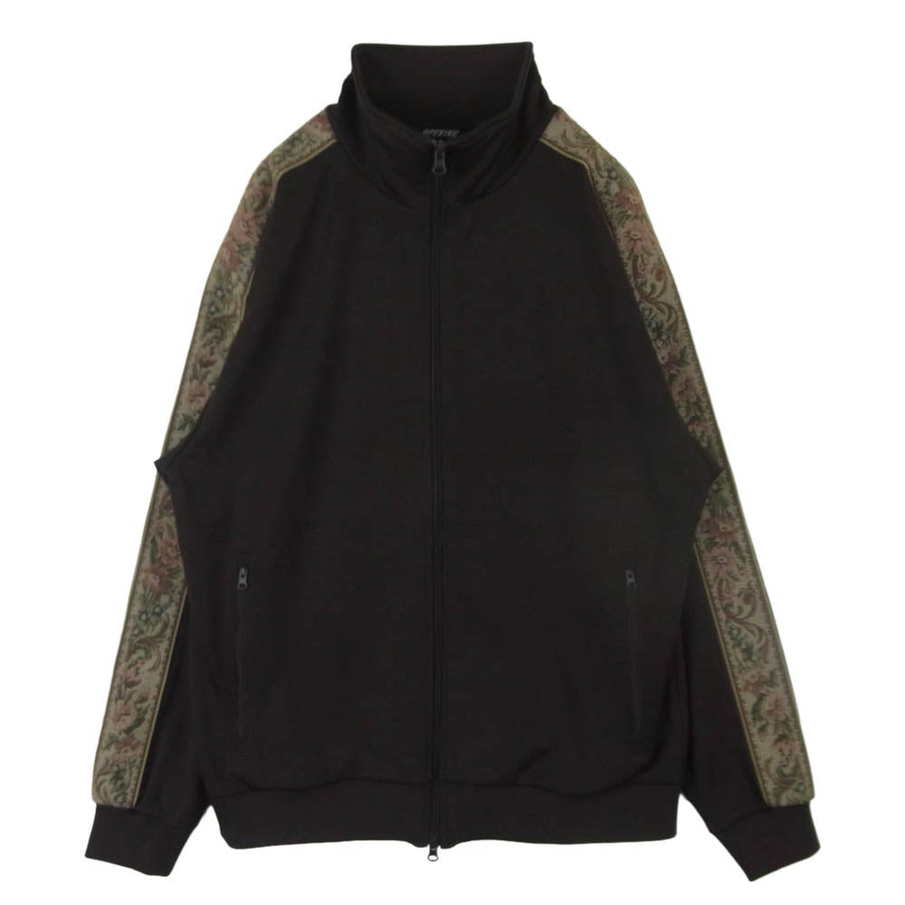 オープニングアクト opa210550 サイドライン ジャガード トラックジャケット ダークブラウン系 M【中古】