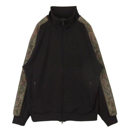 オープニングアクト opa210550 サイドライン ジャガード トラックジャケット ダークブラウン系 M【中古】