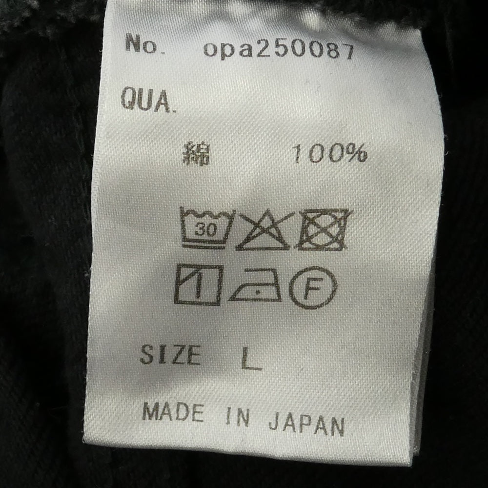 オープニングアクト opa250087 グラデーション ブリーチ 加工 ワイド デニム パンツ 日本製 グレー系 L【中古】