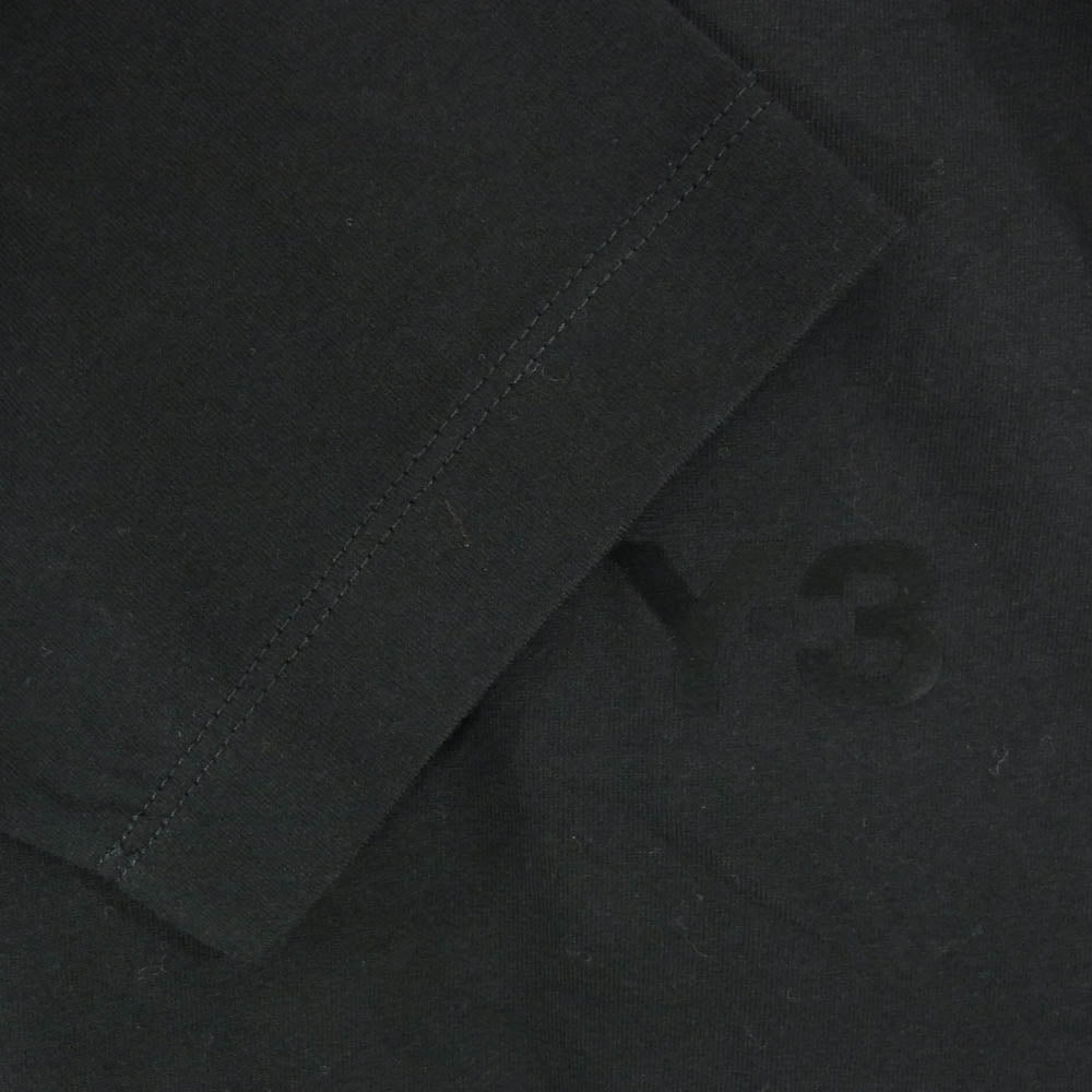 Y-3 Yohji Yamamoto ワイスリー ヨウジヤマモト 26AW KQ8586 OVERSIZED GRADIENT STRIPES LONG SLEEVE TEE オーバーサイズ グラデーション 3ストライプス ロングスリーブ Tシャツ 長袖カットソー ブラック系 L【新古品】【未使用】【中古】