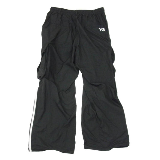 Y-3 Yohji Yamamoto ワイスリー ヨウジヤマモト 26SS KF1087-APPS26 NYLON WIRED 3 STRIPES CARGO PANTS ナイロン ワイヤード 3ストライプス カーゴパンツ ブラック系 M【新古品】【未使用】【中古】