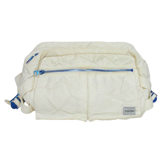 PORTER ポーター RIDE ライド WAIST BAG ウエストバッグ ホワイト系【中古】