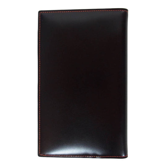 ブレイリオ コードバン ノートタイプ システム手帳 カバー ダークブラウン系【極上美品】【中古】