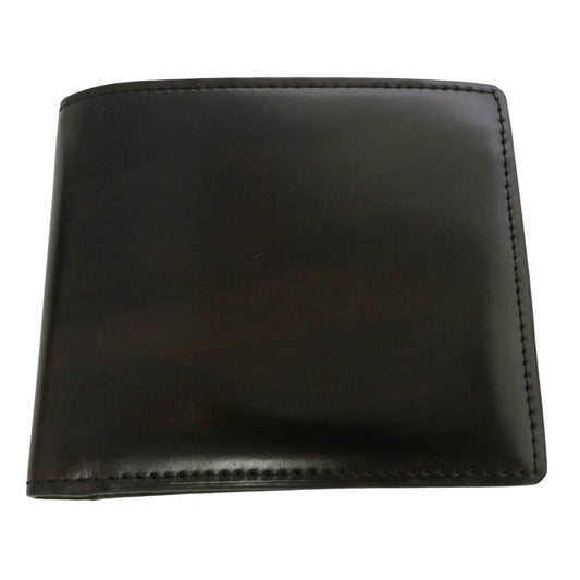 CYPRIS キプリス 5721 コードバン 二つ折り レザー 財布 ダークブラウン系【美品】【中古】