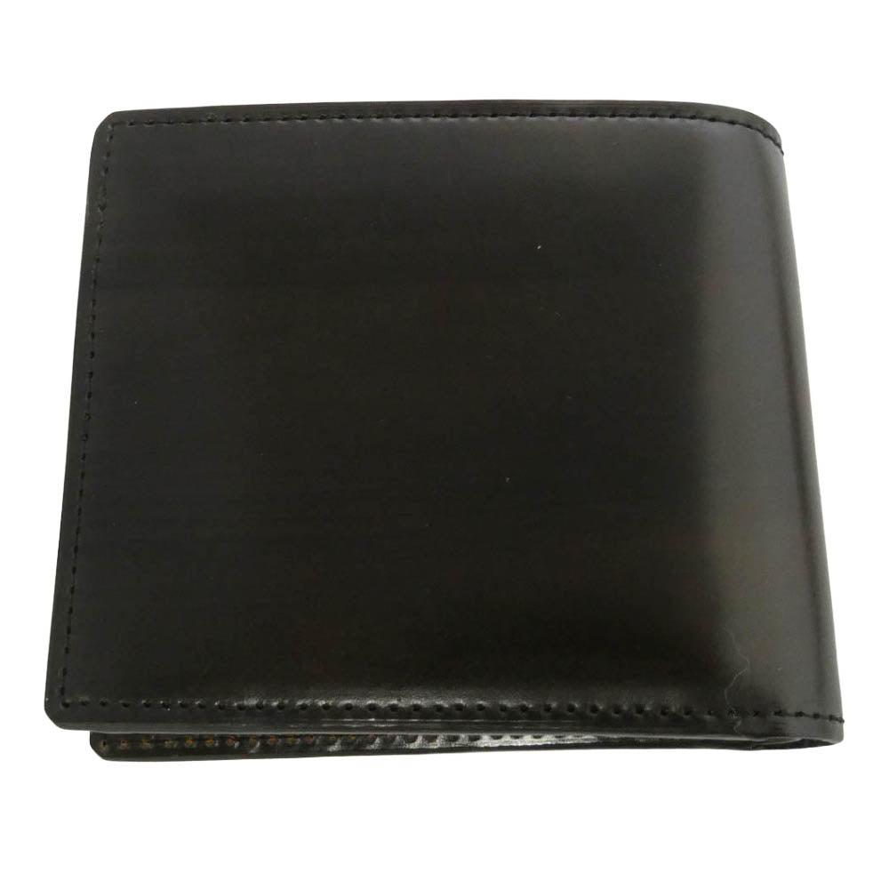 CYPRIS キプリス 5721 コードバン 二つ折り レザー 財布 ダークブラウン系【美品】【中古】