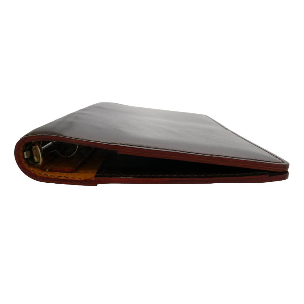 GANZO ガンゾ レザー システム手帳 ブラウン系【中古】