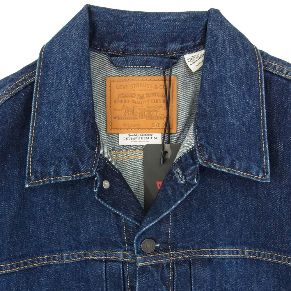 Levi's リーバイス A7632-0008 TYPEⅡ Trucker Jacket トラッカージャケット デニム ジャケット インディゴブルー系 XL【新古品】【未使用】【中古】