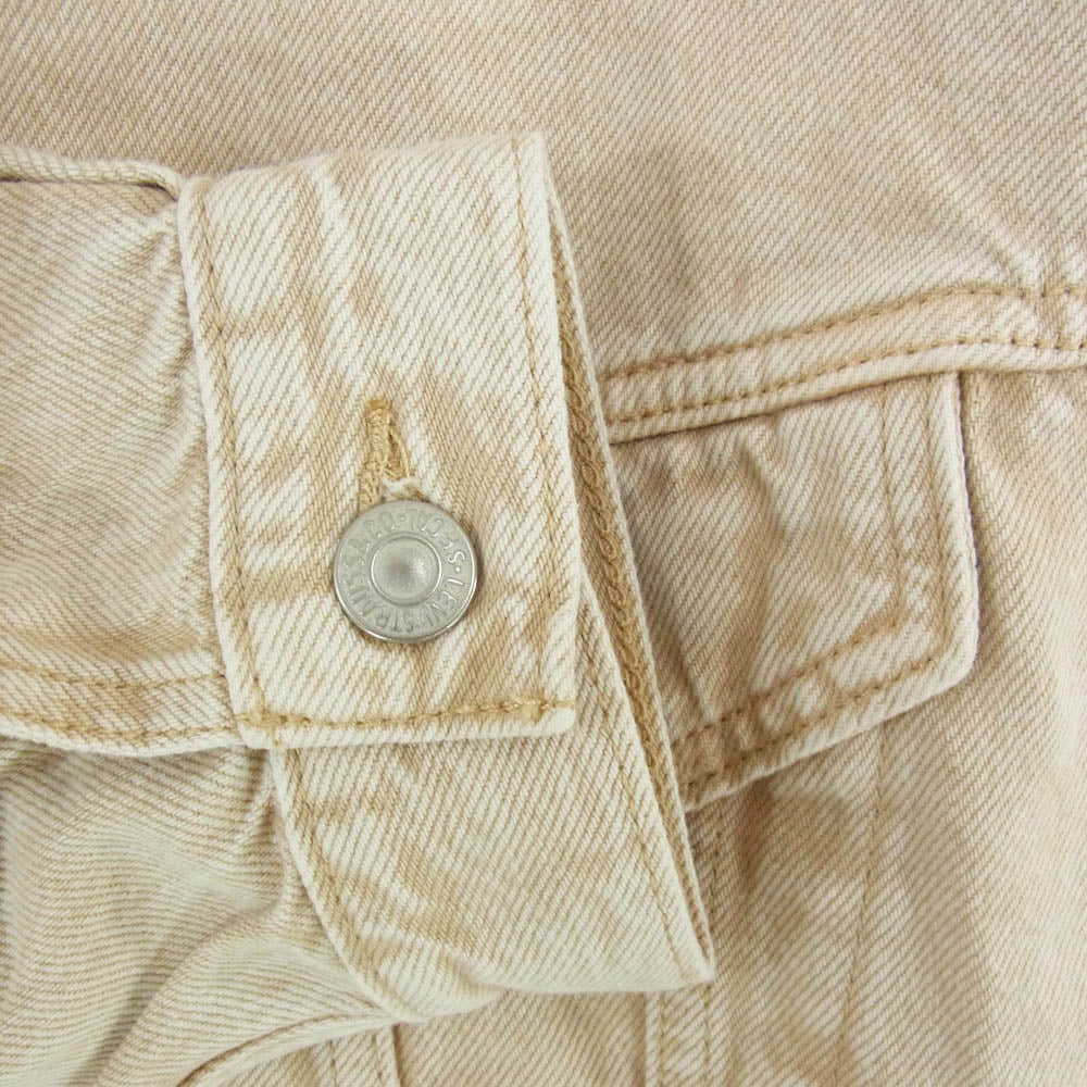 Levi's リーバイス A9155-0005 Shrunken 90s Trucker Jacket レディース 加工 デニム トラッカー ジャケット ブラウン系 M【新古品】【未使用】【中古】