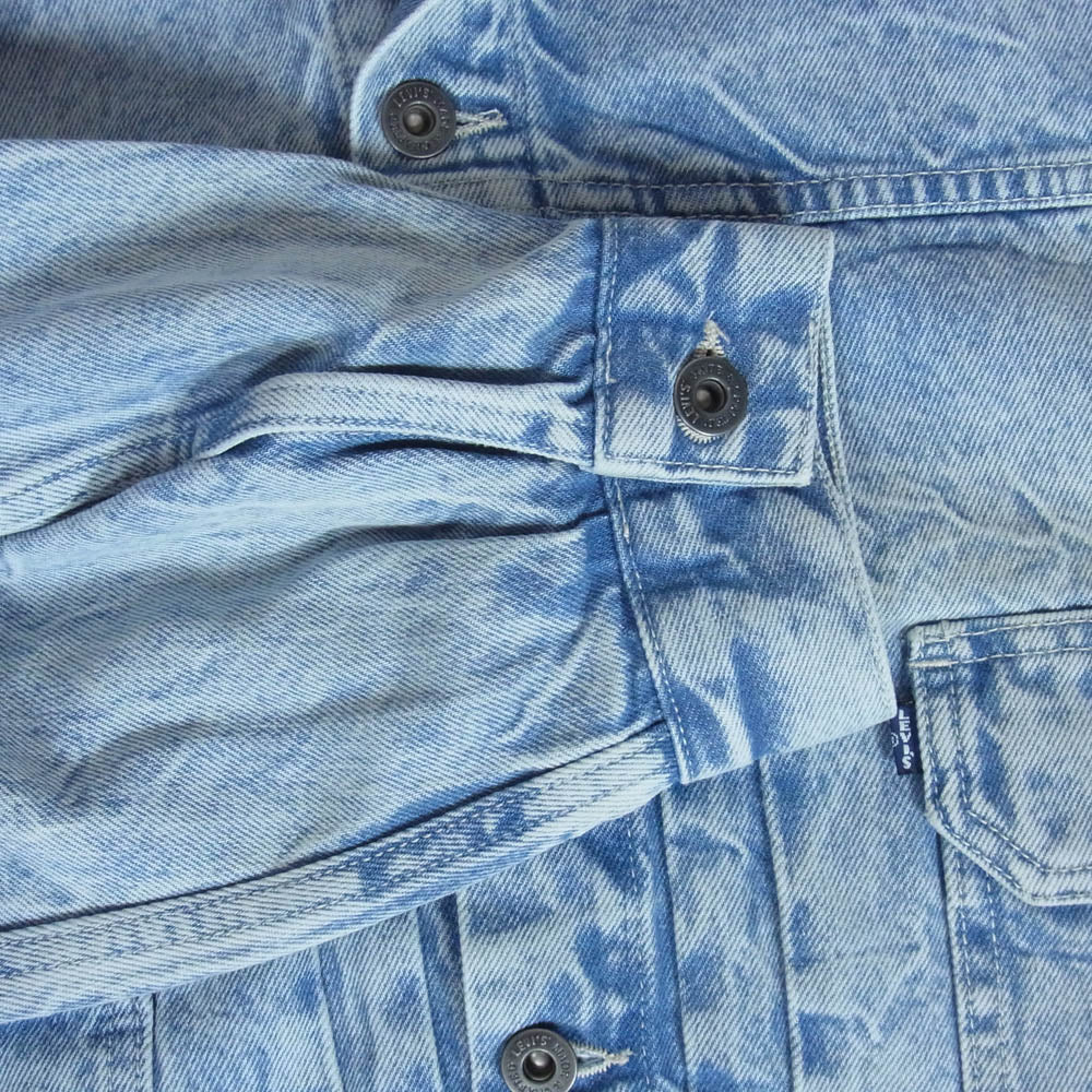 Levi's リーバイス A2112-0008 MADE&CRAFTED タック TYPE II ACID WASH 加工 デニム トラッカー ジャケット ブルー系 M【新古品】【未使用】【中古】