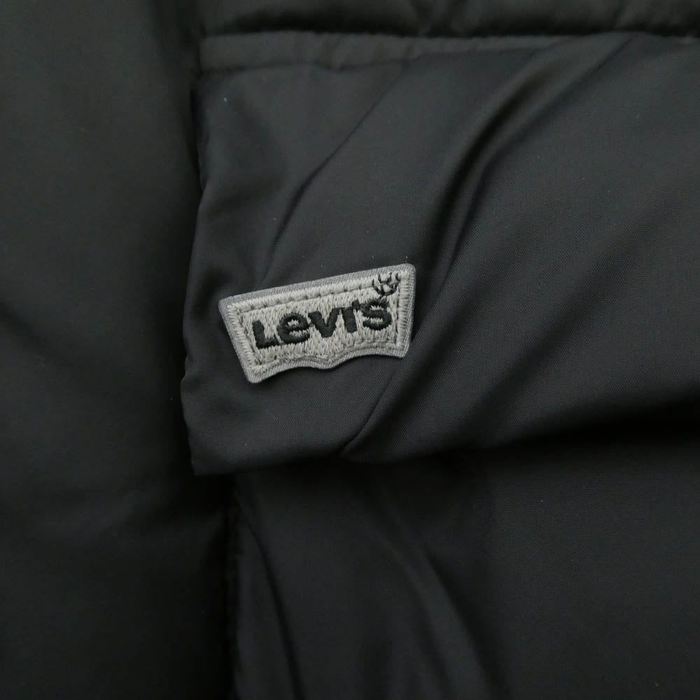 Levi's リーバイス A8528-0001 Midi Bubble Puffer レディース パファー ダウン ジャケット ブラック系 XS【新古品】【未使用】【中古】