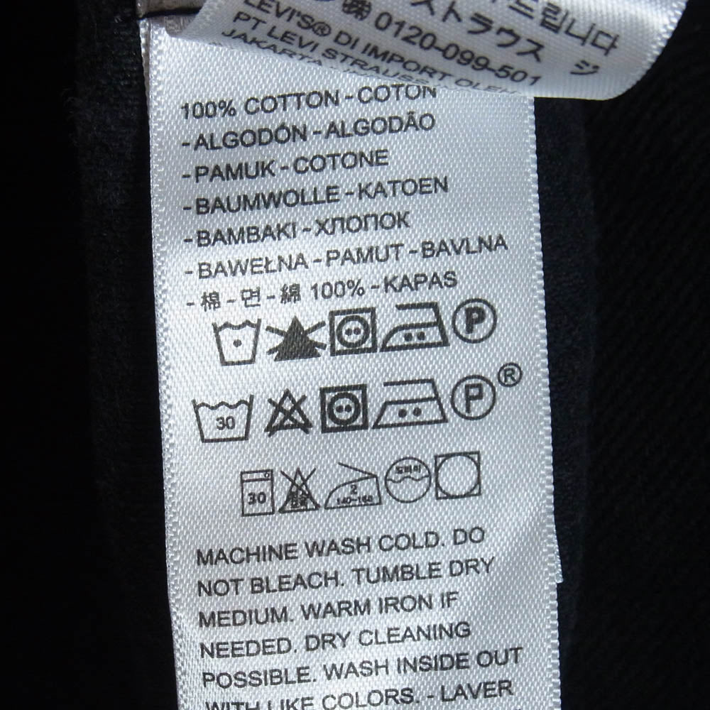 Levi's リーバイス EDIFICE エディフィス 003T4-0000 Premium EDIFICE別注 COLLARLESS Jacket 加工 ノーカラー デニム ジャケット ブラック系 L【新古品】【未使用】【中古】