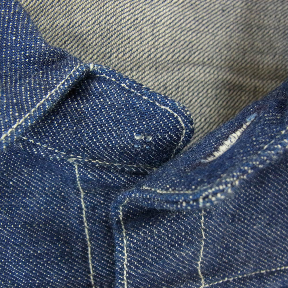 Levi's リーバイス A4395-0000 LVC 1879モデル ブリーツ ブラウス デニム ジャケット インディゴブルー系 L【極上美品】【中古】