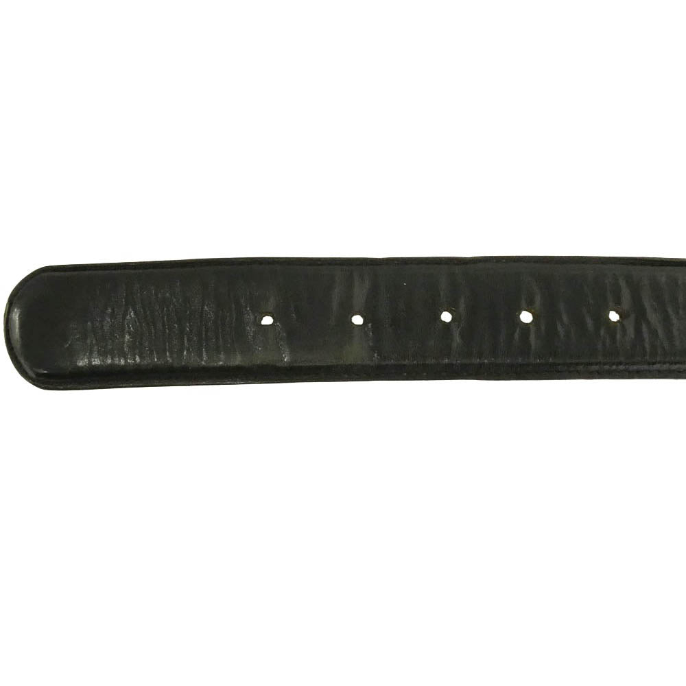 CHROME HEARTS クロムハーツ（原本無） 1.5 STRAP ホースシューリベッツ レザーベルト ストラップ 32 ブラック系【中古】