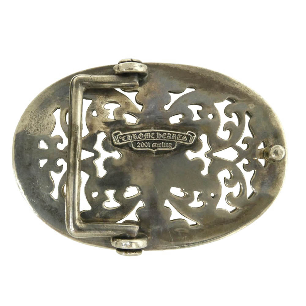 CHROME HEARTS クロムハーツ（原本有） インボイス付属BUCKL OVAL STAR 1.5 クラシック オーバル スター バックル シルバー系【中古】