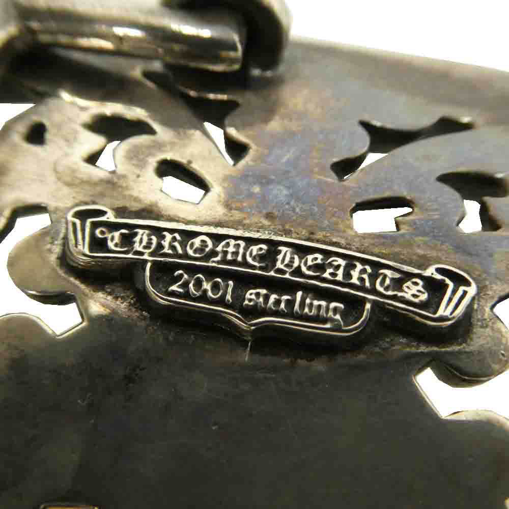 CHROME HEARTS クロムハーツ（原本有） インボイス付属BUCKL OVAL STAR 1.5 クラシック オーバル スター バックル シルバー系【中古】