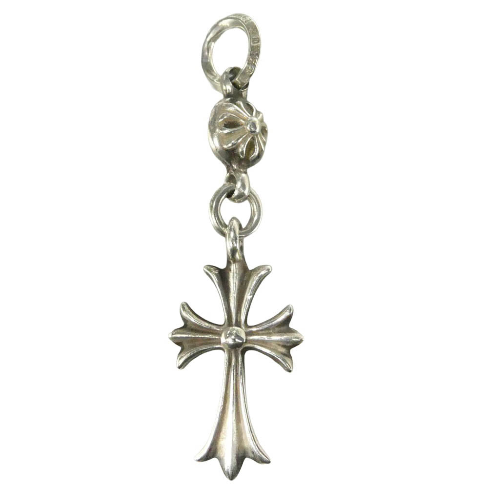 CHROME HEARTS クロムハーツ（原本有） 1B TNY CH CRS オールド 1ボール タイニー CHクロス チャーム ペンダントトップ シルバー系【中古】