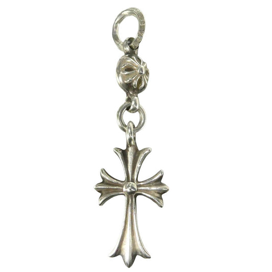 CHROME HEARTS クロムハーツ（原本有） 1B TNY CH CRS オールド 1ボール タイニー CHクロス チャーム ペンダントトップ シルバー系【中古】