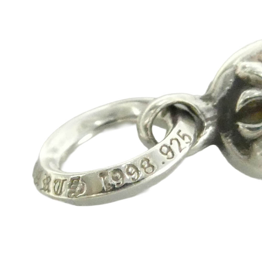 CHROME HEARTS クロムハーツ（原本有） 1B TNY CH CRS オールド 1ボール タイニー CHクロス チャーム ペンダントトップ シルバー系【中古】