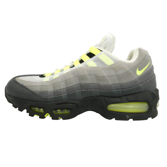 NIKE ナイキ HM4740-001 AIR MAX 95 OG BIG BUBBLE 【フェイクバスターズ鑑定済】エアマックス95 OG ネオン ビッグバブル ローカット スニーカー グレー系 27cm【中古】