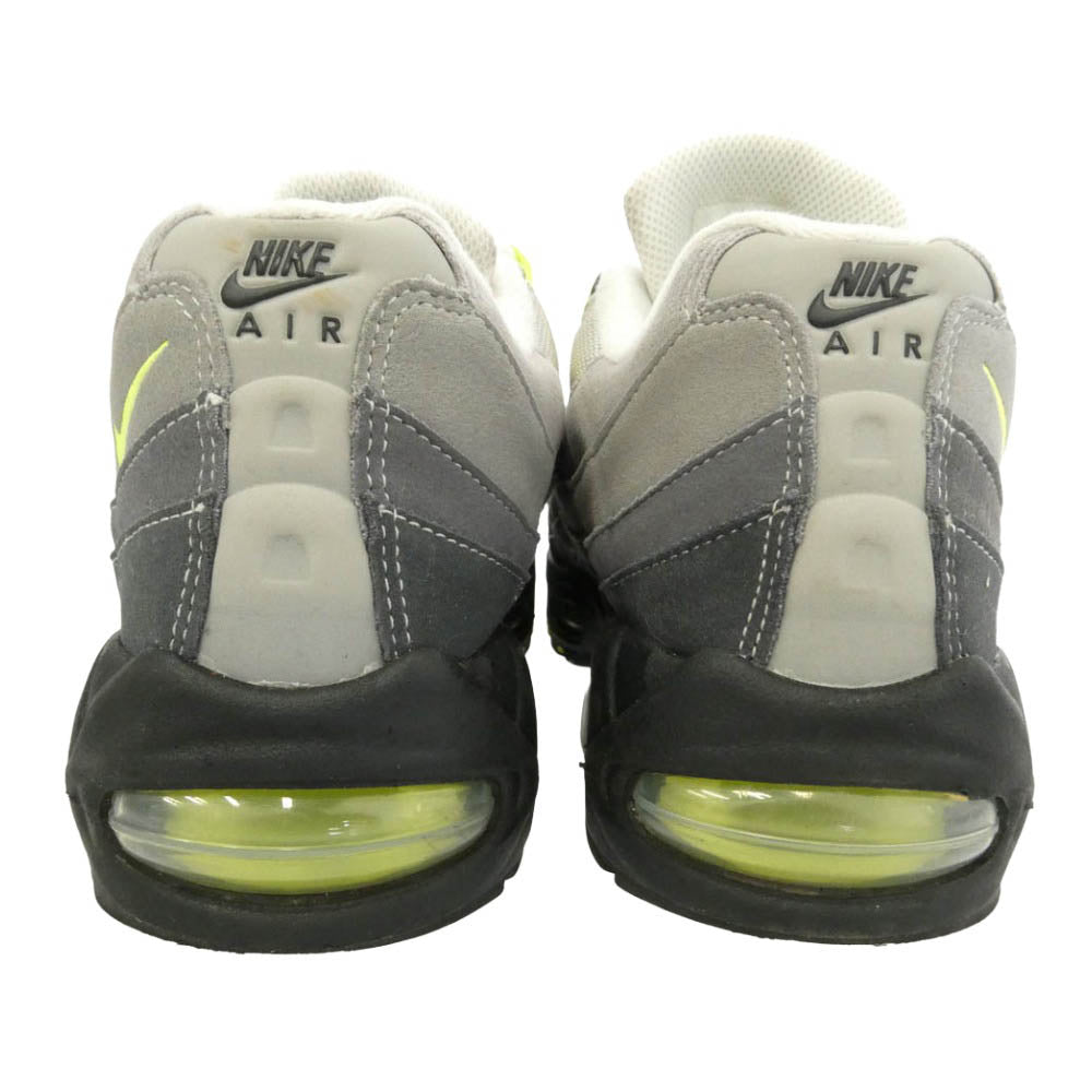NIKE ナイキ HM4740-001 AIR MAX 95 OG BIG BUBBLE 【フェイクバスターズ鑑定済】エアマックス95 OG ネオン ビッグバブル ローカット スニーカー グレー系 27cm【中古】