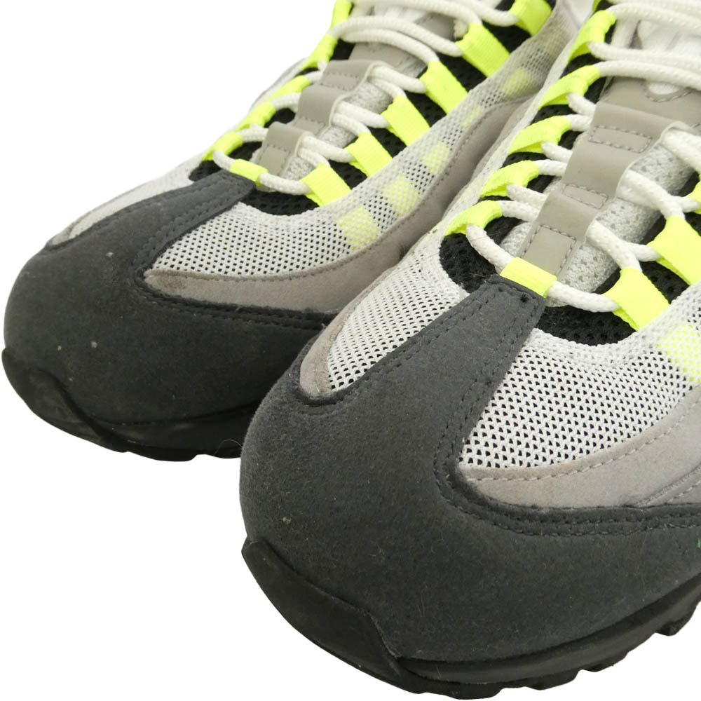 NIKE ナイキ HM4740-001 AIR MAX 95 OG BIG BUBBLE 【フェイクバスターズ鑑定済】エアマックス95 OG ネオン ビッグバブル ローカット スニーカー グレー系 27cm【中古】