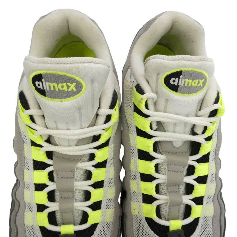 NIKE ナイキ HM4740-001 AIR MAX 95 OG BIG BUBBLE 【フェイクバスターズ鑑定済】エアマックス95 OG ネオン ビッグバブル ローカット スニーカー グレー系 27cm【中古】
